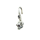 Silver Pendant  SKULL XS with Lily Hook
