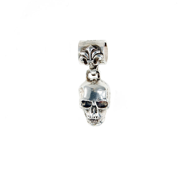 Silver Pendant  SKULL XS with Lily Loop