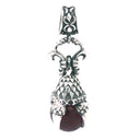 Silver Pendant DRAGON CLAW with Stone