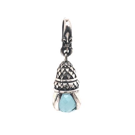 Silver Pendant DRAGON CLAW XS with Stone