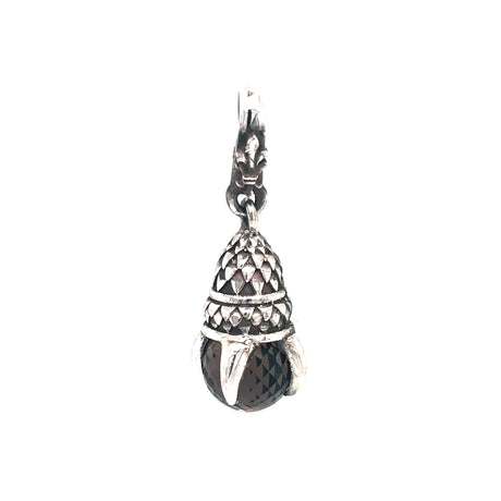 Silver Pendant DRAGON CLAW XS with Stone