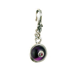 Silver Pendant Amethyst TITTS with Ruby Nippel