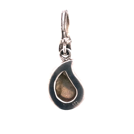 Silver Pendant PAISLEY S with Labradorite