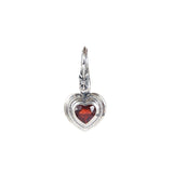 Silver Pendant Elfin Heart Lily hook