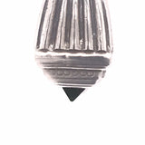 Silver Pendant STRIPED BELL with Pyramide