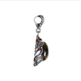 Silver Pendant MAGIC PLANT Drop and Stone