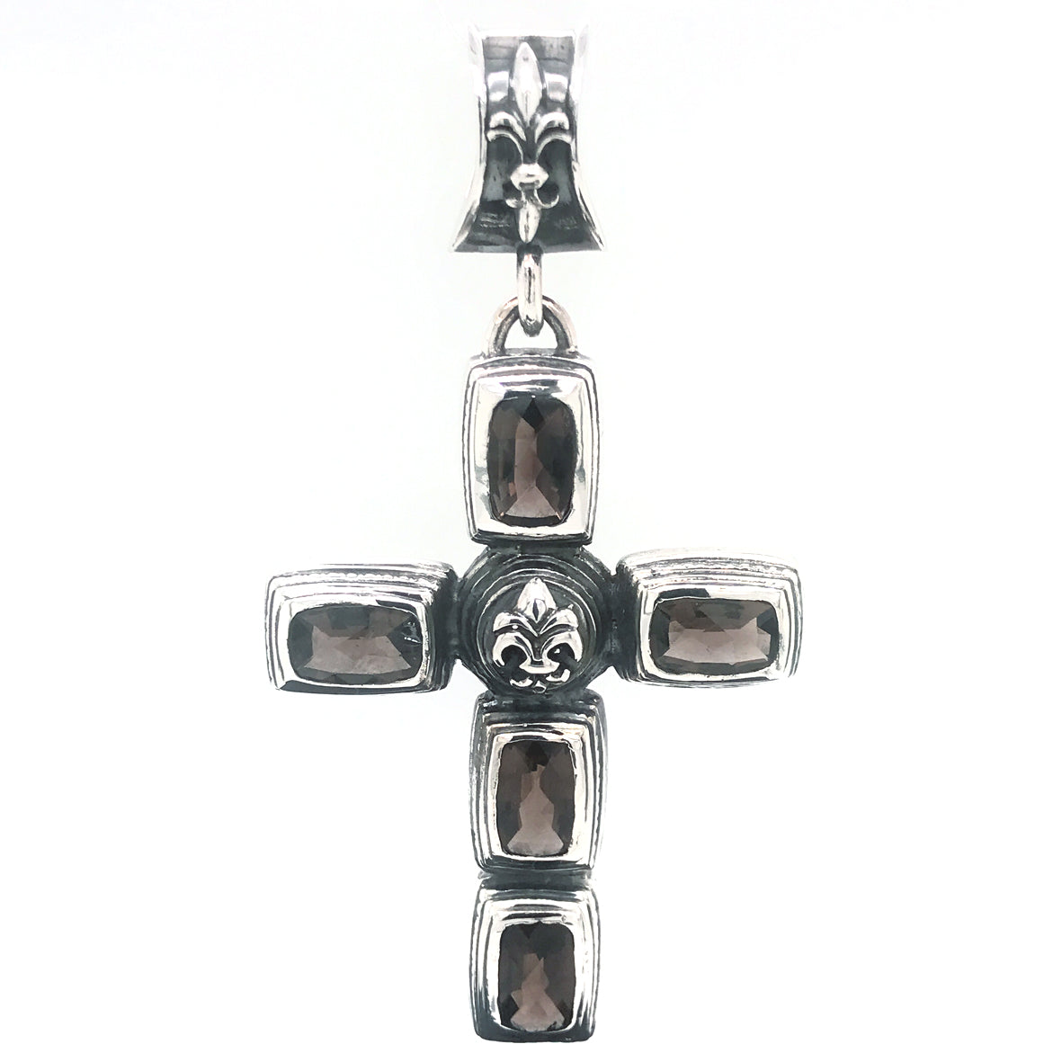 Silver Pendant CUSHION CROSS