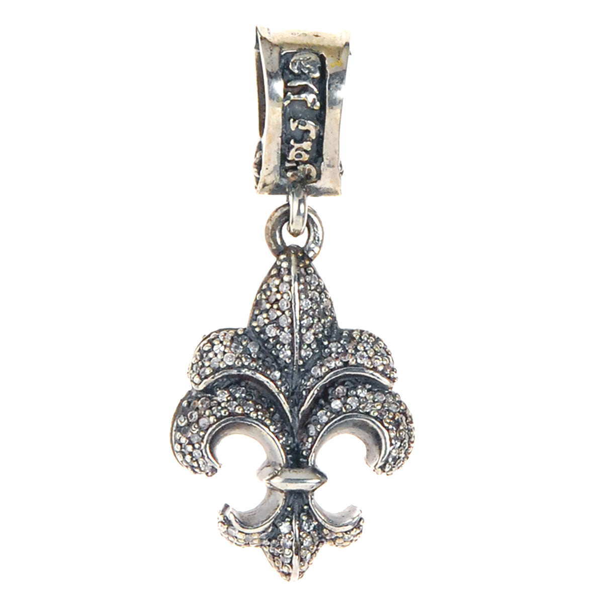 Silver Pendant ELFIN LILY Pave´