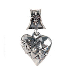 Silver Medaillon HEART and Sparks