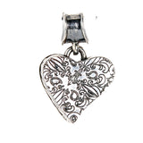 Silver Medaillon HEART WITH Signs