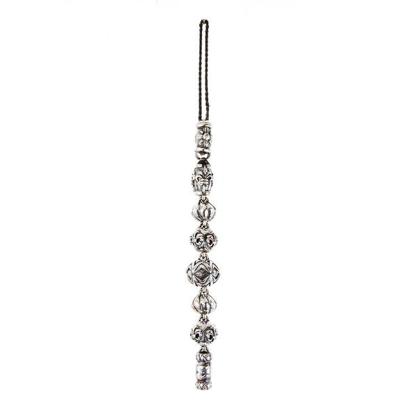 Silver Zipper Pendant LILY Beads  and M-star Tube