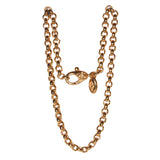 Silberne Halskette PEA s Chain XXS VERGOLDET