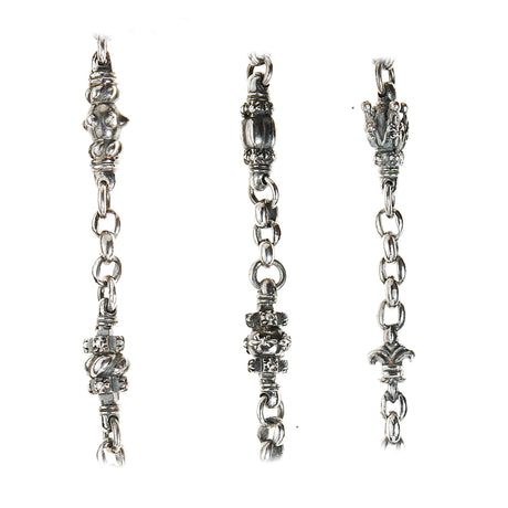 Silver Neckchain Fetishchain Horns Crowns Pinballs Sprouts Stars Lilies M Stars