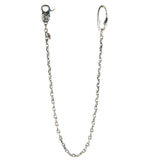 Silver Walletchain or Keychain Navette