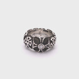 Silver Ring CROSSES Band