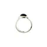 Silver Ring ROUND ff  and Stone