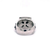 Silver Ring MALTESER CROSS S on Lily Band