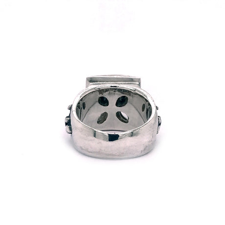 Silver Ring MALTESER CROSS S on Lily Band