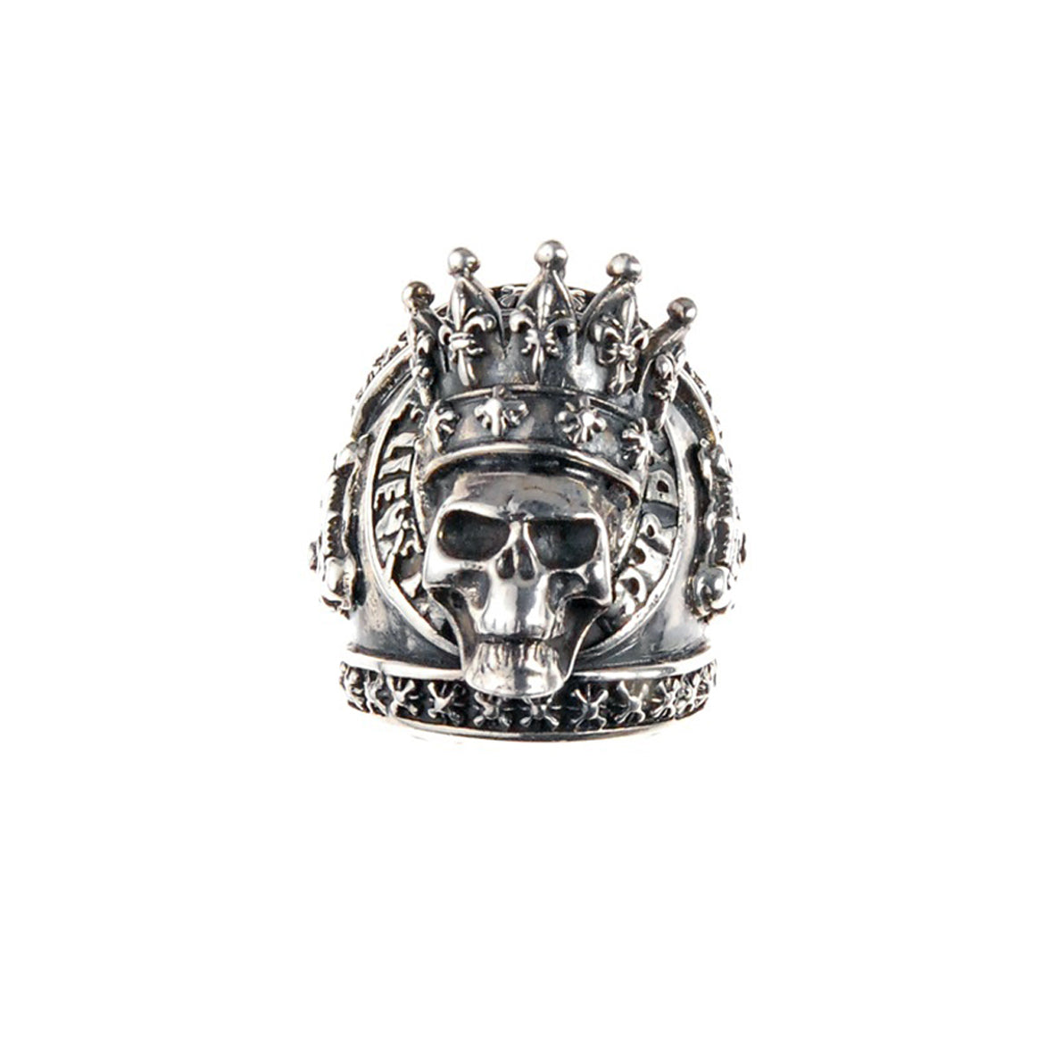 Rose-Gold Bling Skull Crown Gothic Ring – My Passion for Jewelry