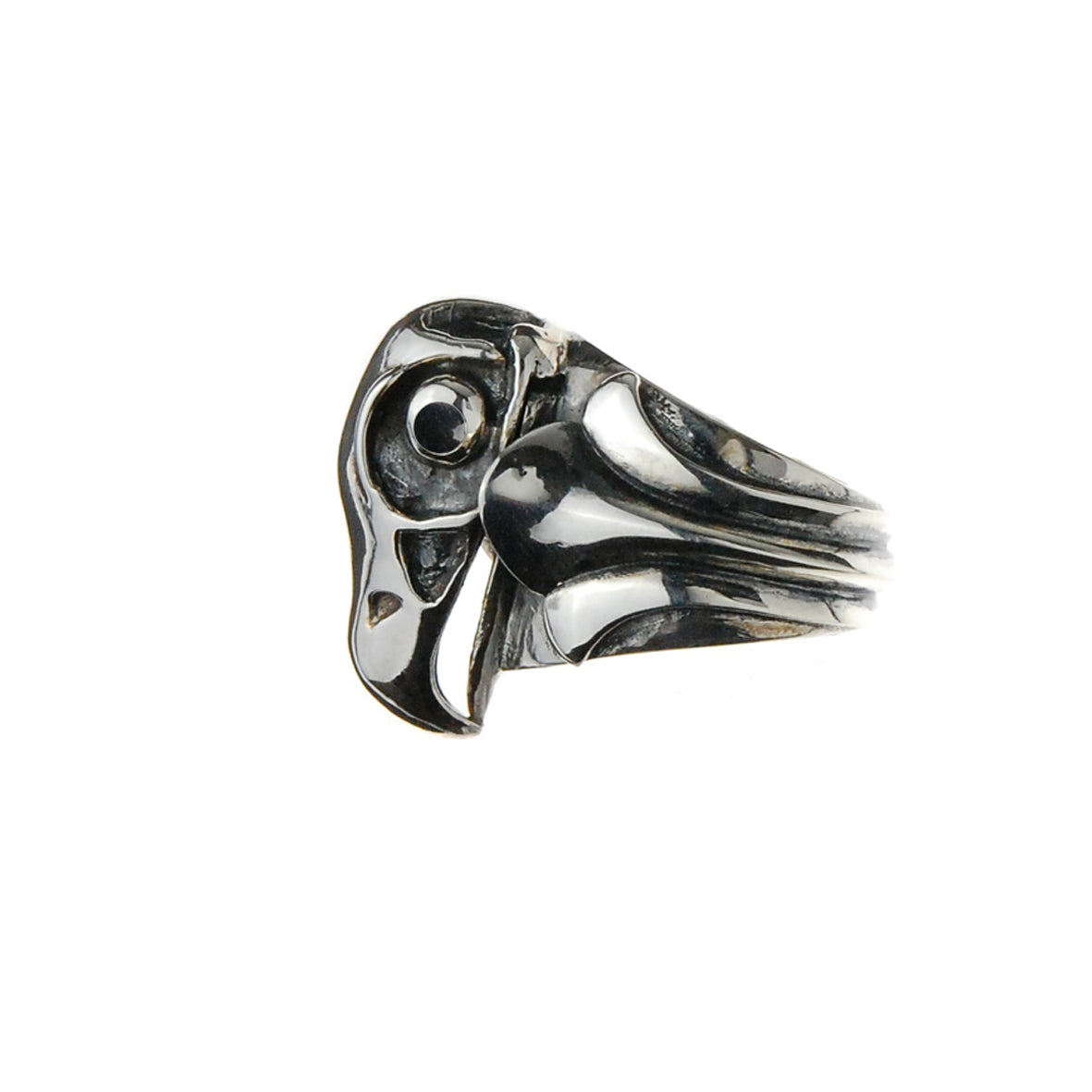 Silver Ring Eagleskull M with Sproutsband