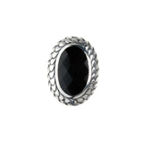 Silver Ring DRAGON SCALES with Oval Stone