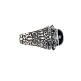 Silver Ring Garden at Night Band with M-Star Holder and  Stones