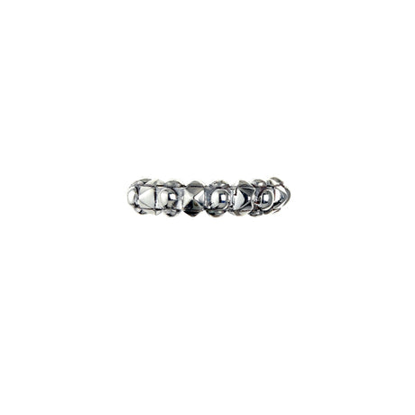 Silver Ring PYRAMIDES and DOMES  Band