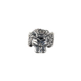 Silver Ring MAGIC PLANT and LION HEAD