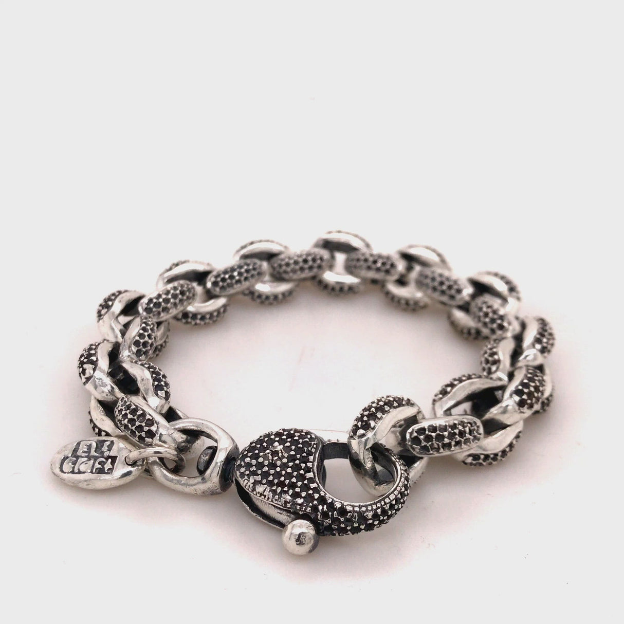 Silberarmband Erbsenkette XL ROYAL