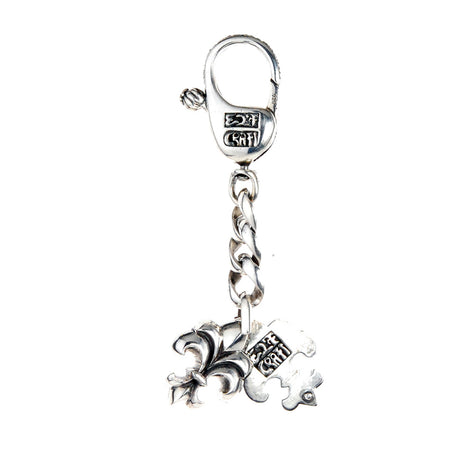 Silver Key Tag LILY with BELIEVE IN YOUR DREAMS