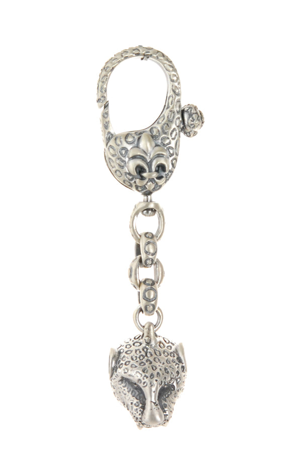 Silver Key Tag LEOPARD d´Argent