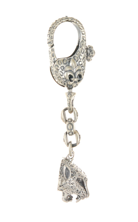 Silver Key Tag LEOPARD d´Argent