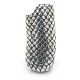 Silver Lighter Cover DRAGON SCALES with LILY