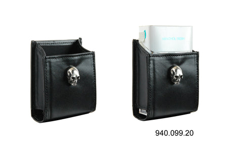 Cigarette Box Cover with SILVER SKULL
