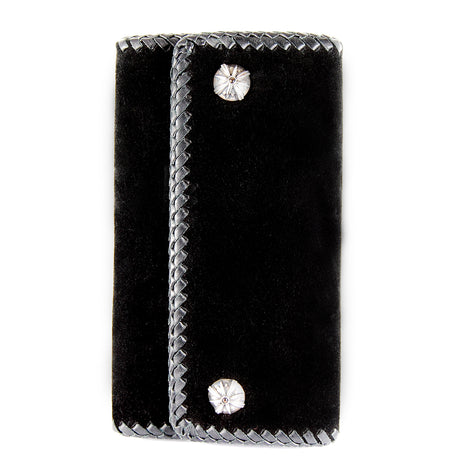 Leather Clutch Wallet with Searay Cross and Silver Cross
