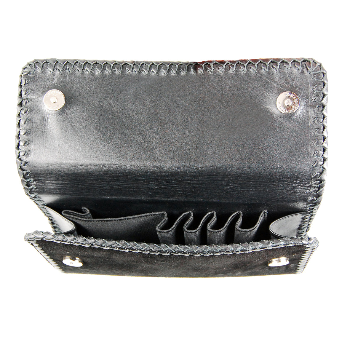 Leather Clutch Wallet with Searay Cross and Silver Cross