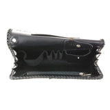 Leather Clutch Wallet with Searay Lily and Silver Lily