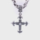 Silver Pendant LILY Beams CROSS