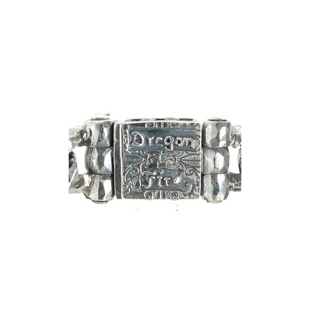 Silver Bracelet MALTESER CROSS Faceted Chain
