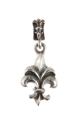 Silver Pendant Lily S Plain 30mm