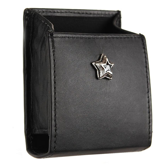 Cigarette Box Cover 77 x 62 mm  with Onyx SILVER STAR