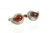 Silver Cufflinks Elfin King PAISLEY