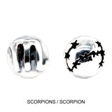 Silberarmband aus Röhren und Perlen mit ZODIAC-Onyx und schwarzen Diamanten