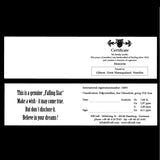 Silver-Leather Bracelet MALTESER CROSS Faceted Boxlock with METEORITE for 10mm leather