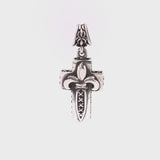 Silver Pendant Star Dagger Cross