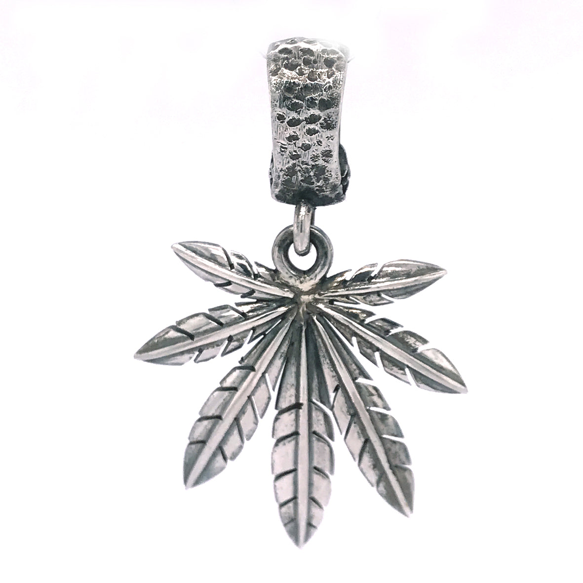 Silver Pendant Magic Plant Leaf