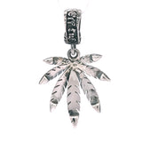 Silver Pendant Magic Plant Leaf