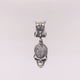 Silver Pendant SKULL L Pave 28